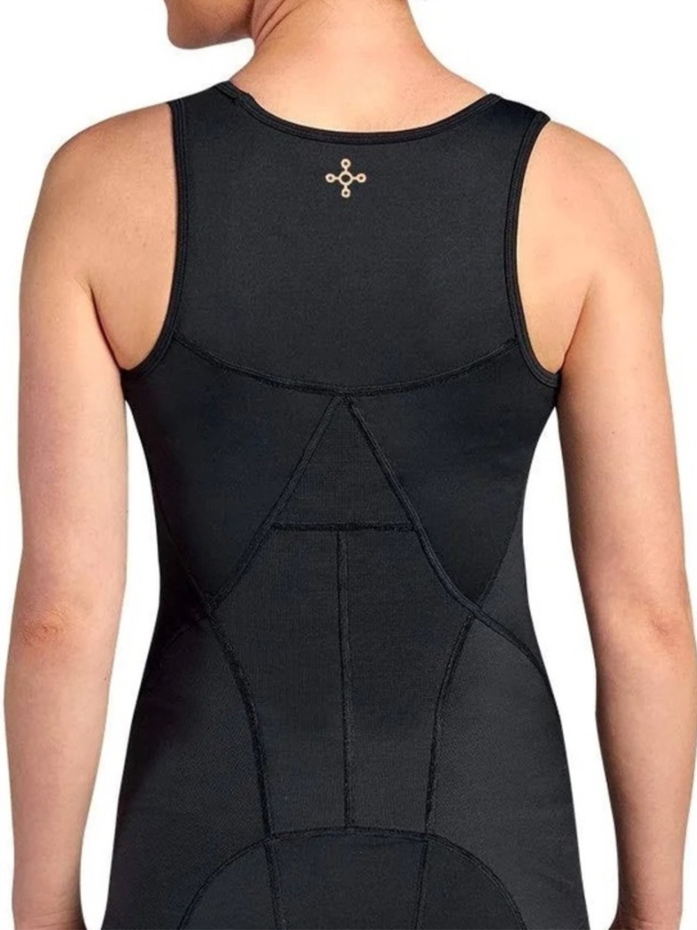 Tommie Copper Black Women’s Large Lower Back Support Tank Top Shapewear